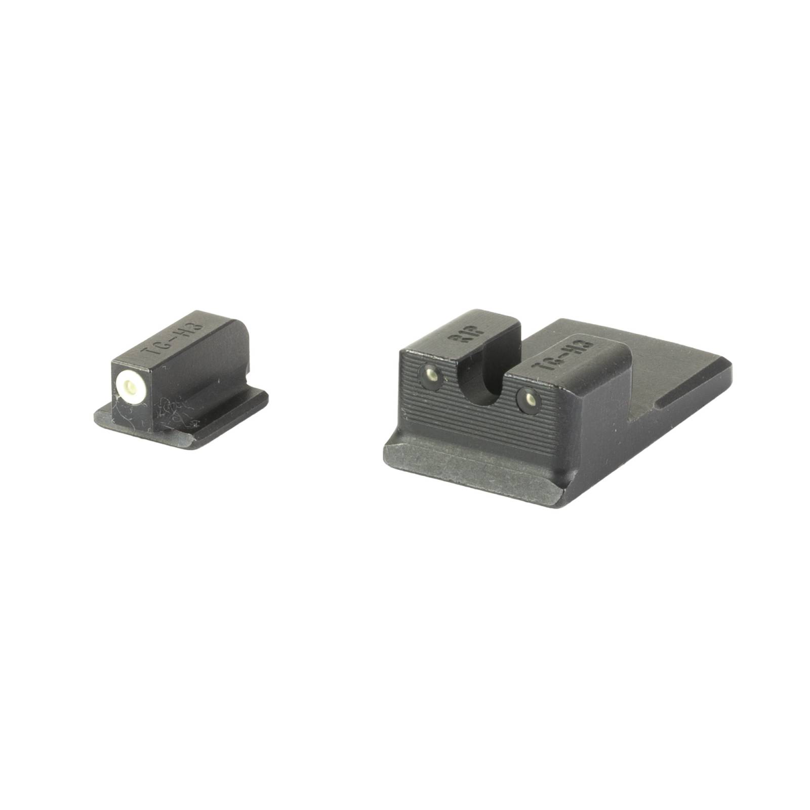 Truglo Tritium Pro Sight Set for Ruger SR Green Tritium White Ring