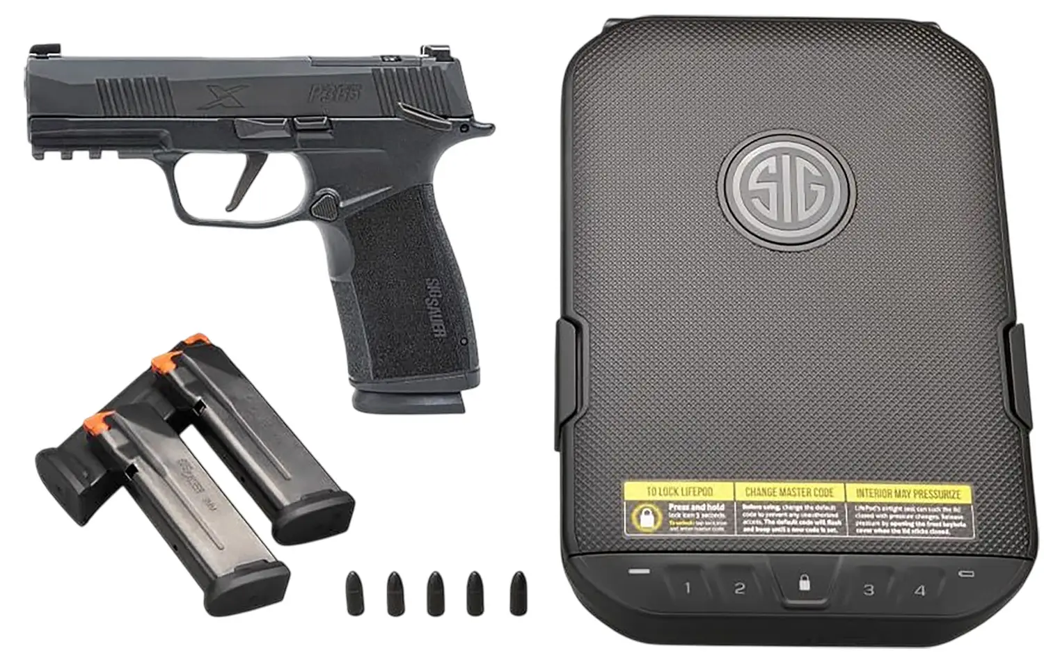 BALLISTICS - 【3点セット】Lumico38　Coyote brown explore 38 Sig Sauer P365 X-Macro Kit 9mm 3.7in Barrel 17+1(3) SIGLOC