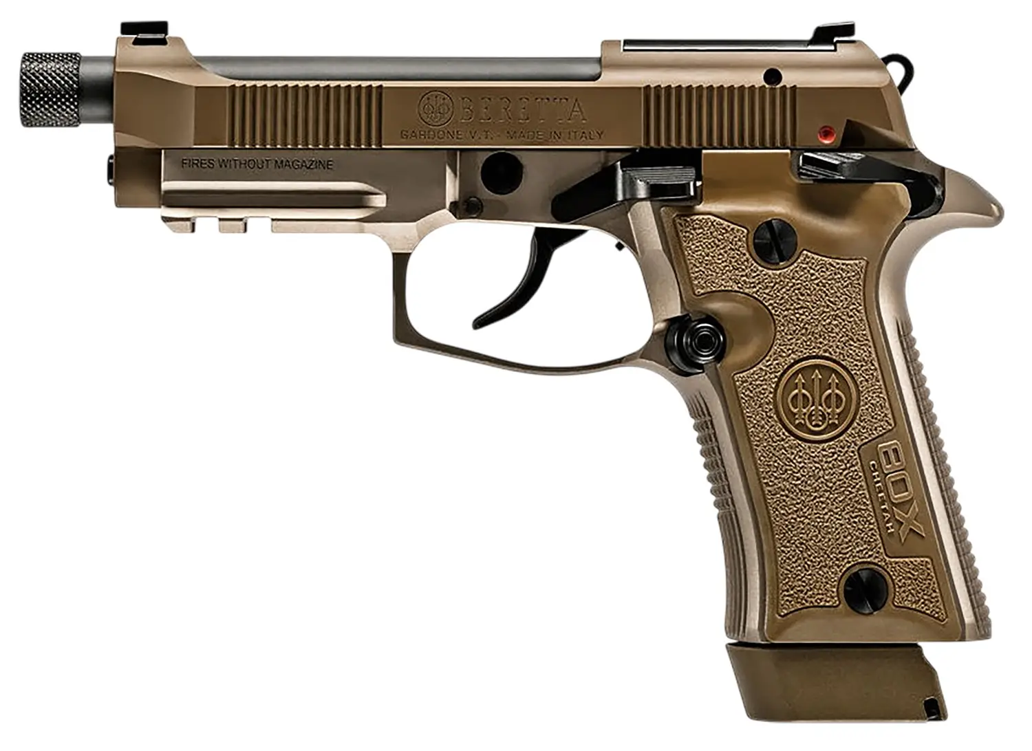 Beretta 80X Cheetah Tactical 380 ACP 4.4in Threaded Barrel