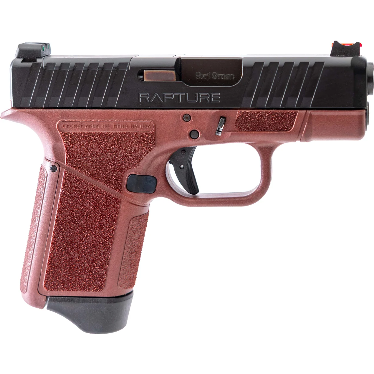 GForce Arms Rapture 9mm 3.2in Barrel 12+1(1) Red Frame | Range USA