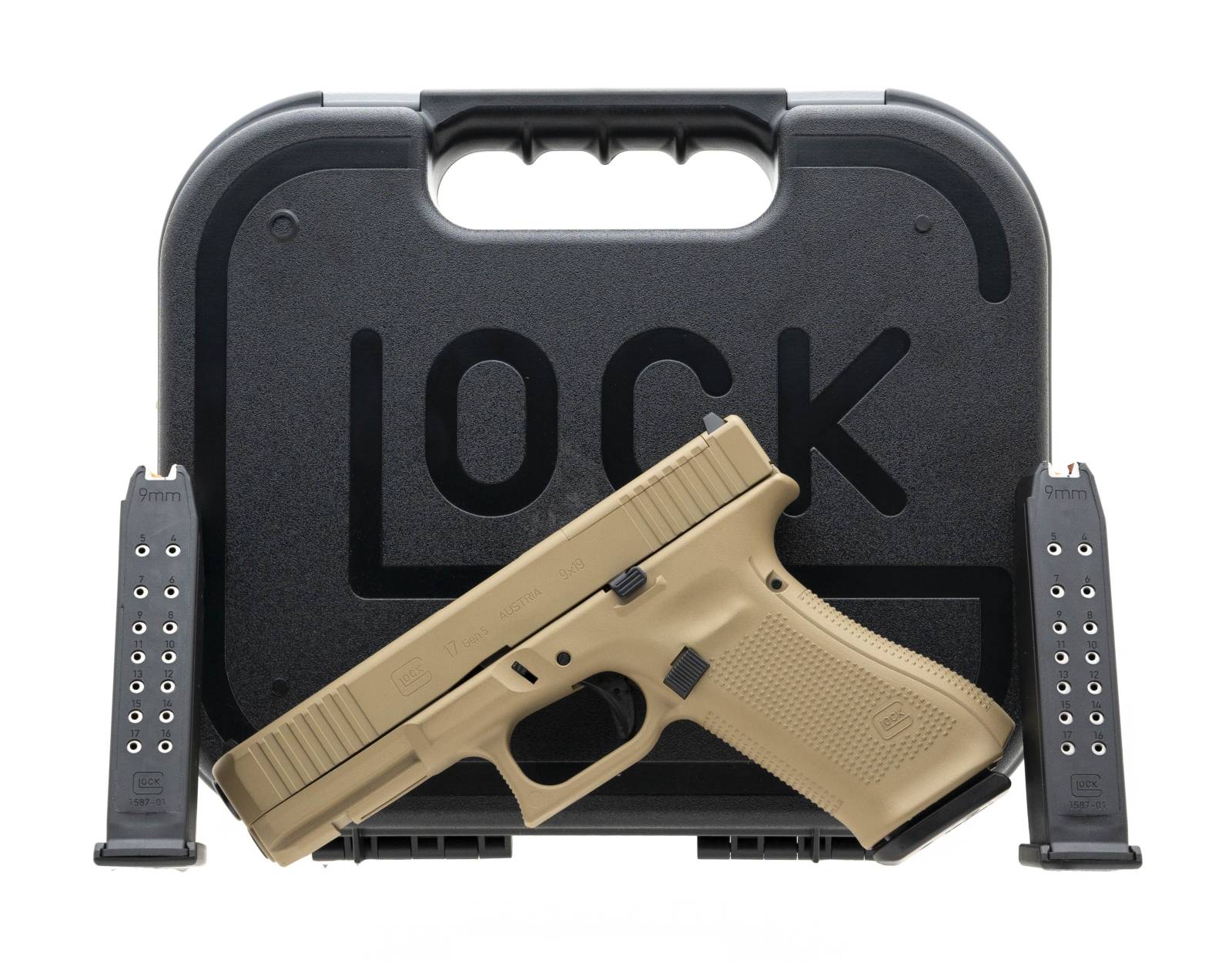 GLOCK 17 Gen5 9mm Semi-Auto Pistol with Front Serrations