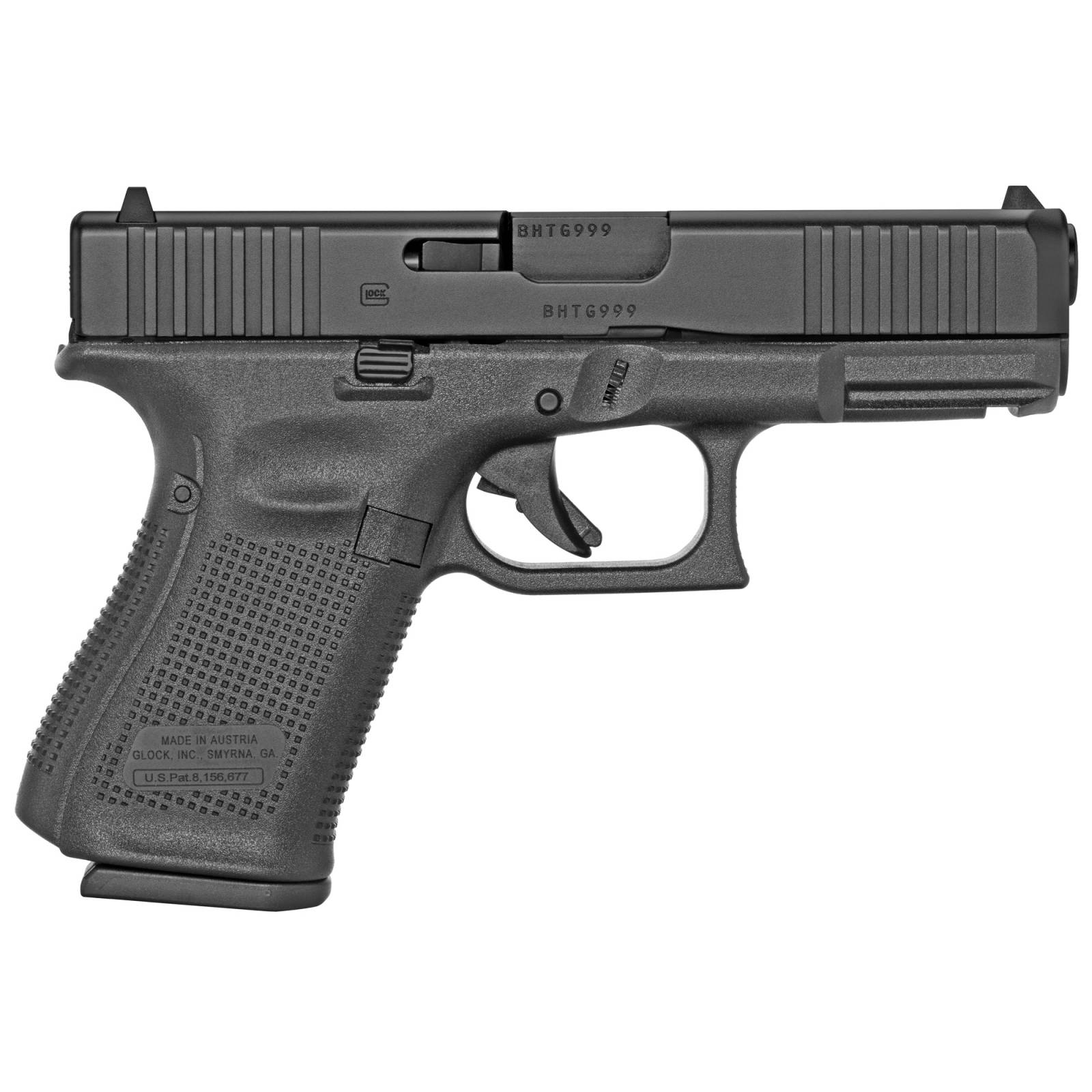 Glock 19 G19 Gen 5 9mm 4.02in Barrel 15+1 Round Capacity