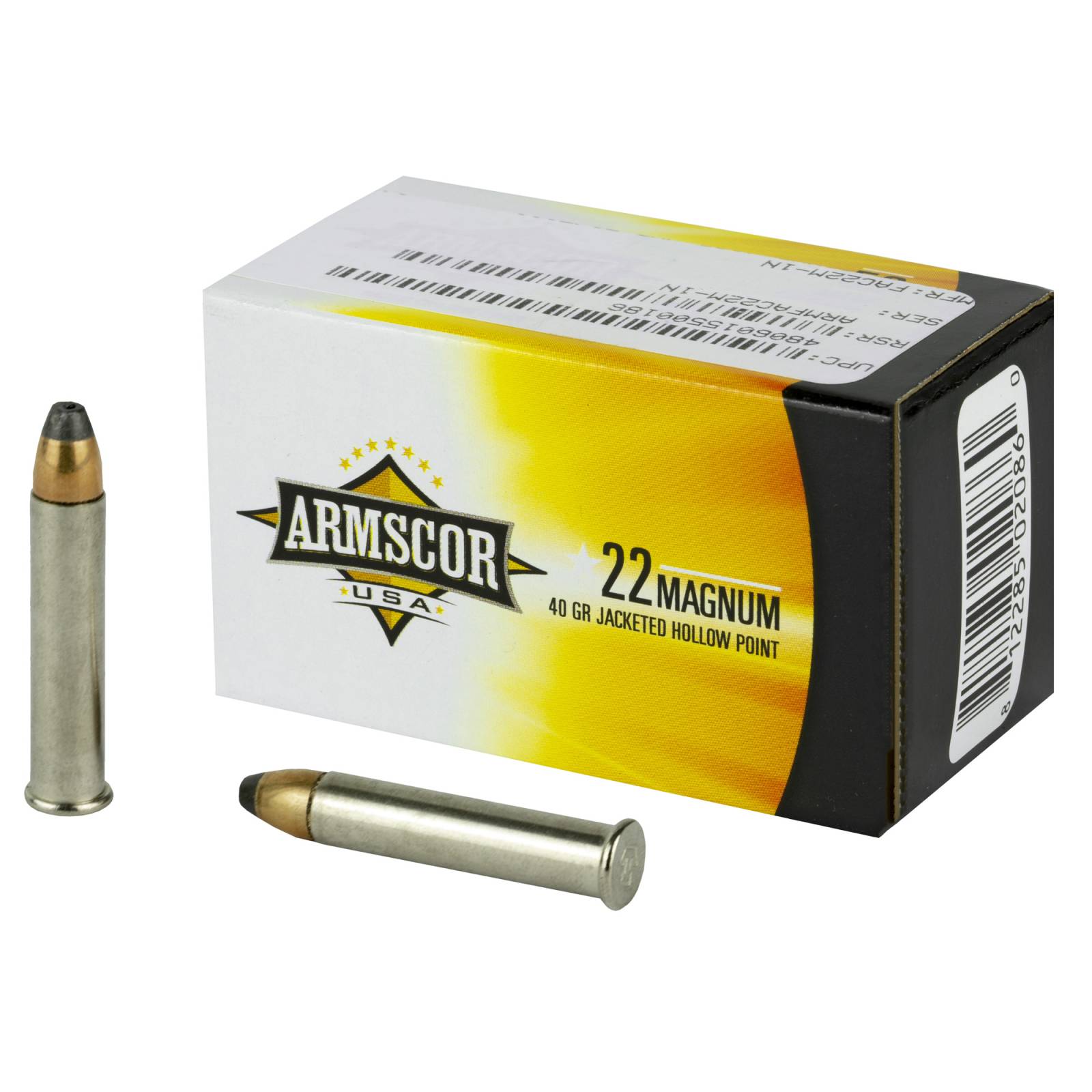 Armscor Usa 22 Win 40gr Jhp 50rdbx Range Usa 6942