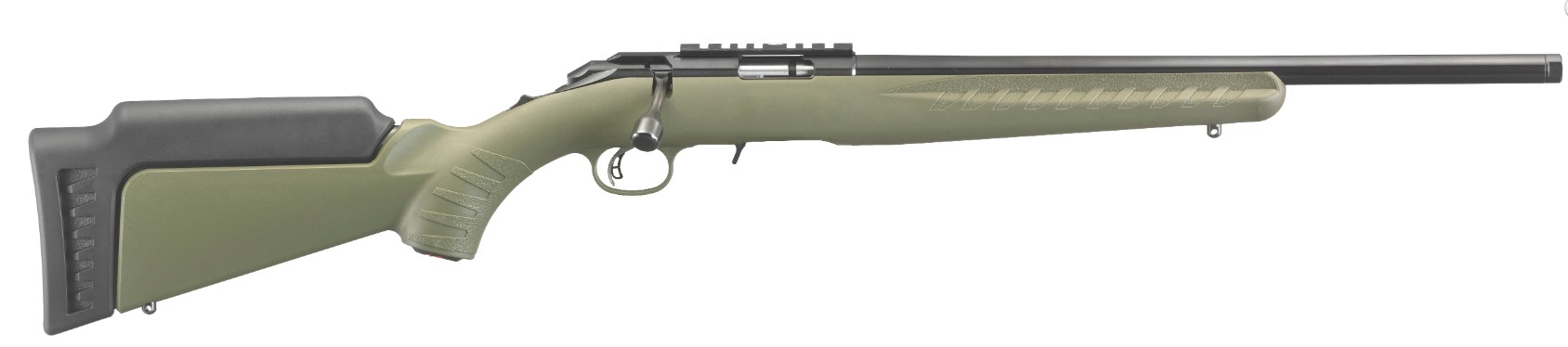 Ruger American Rimfire 17 HMR 18in Barrel 9+1 Round Capacity ODG RH ...