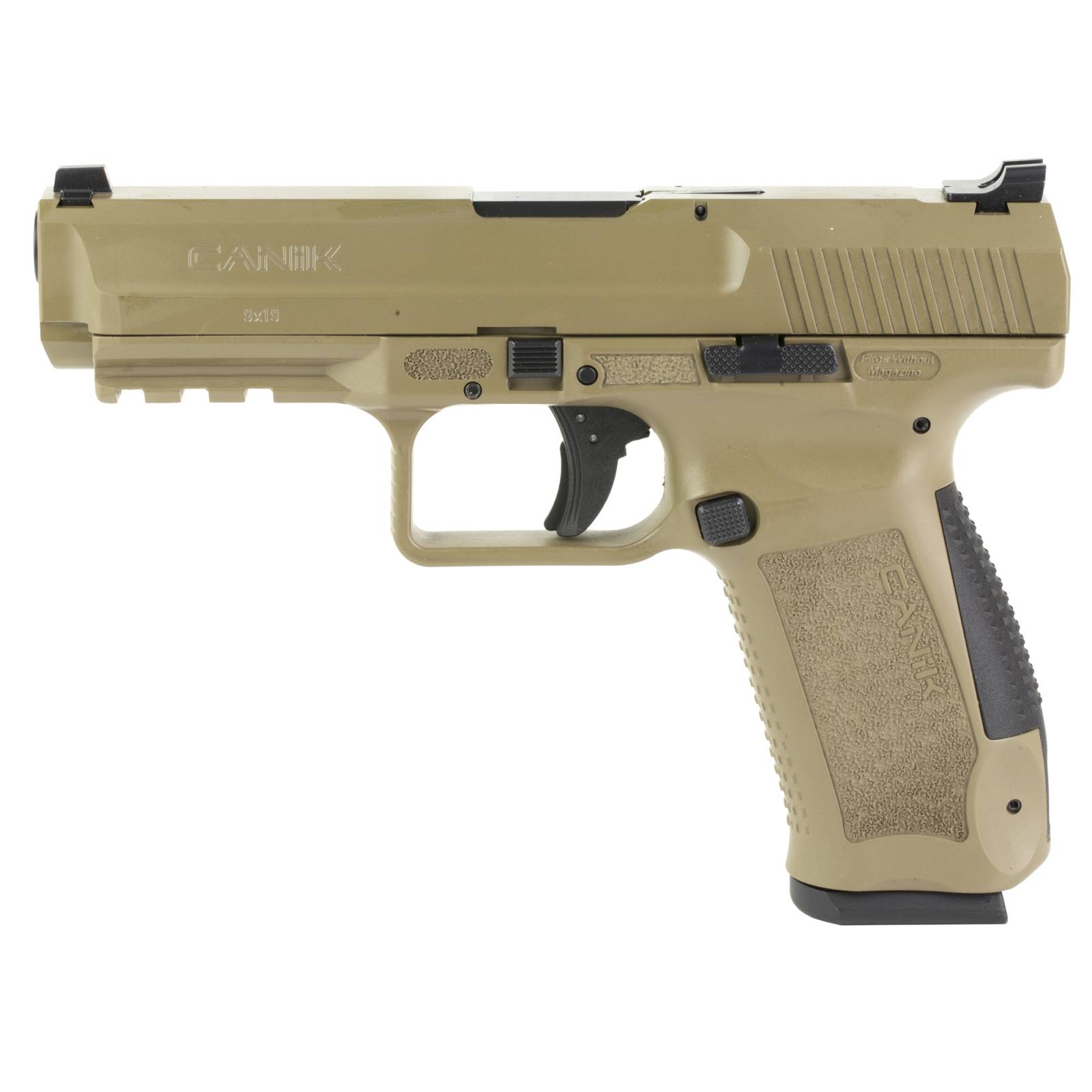 Canik TP9SF 9mm 4.4in Barrel 10+1 Round Capacity FDE Full Accessory ...