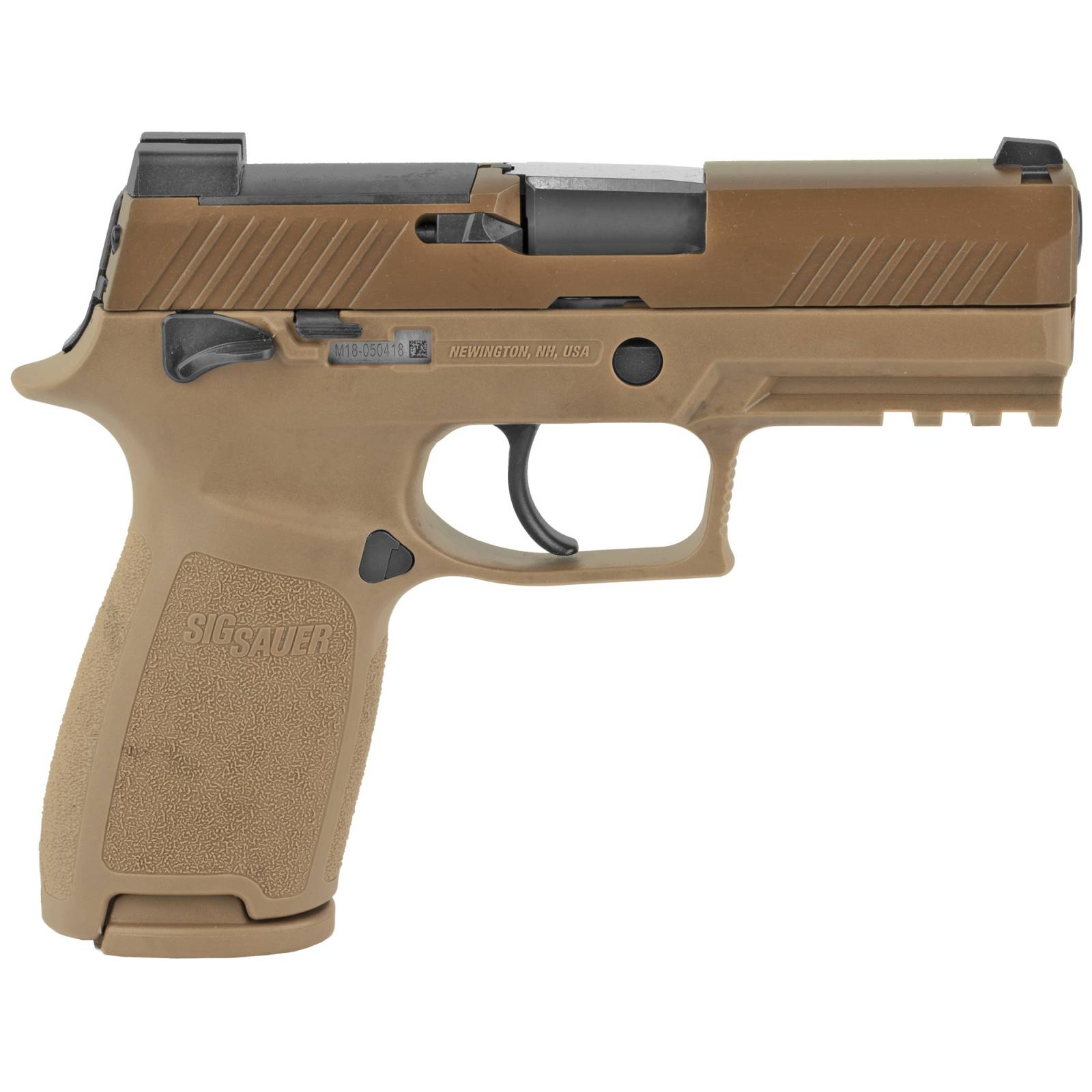 Sig Sauer P320 M18 Carry 9mm 3.9in Barrel 21+1 Capacity Night Sights