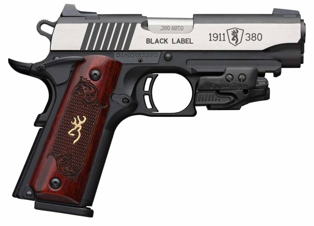 Browning 1911 380 Black Label Medallion Wcrimson Trace 380 Acp 425 81 Black Stainless Steel 0656