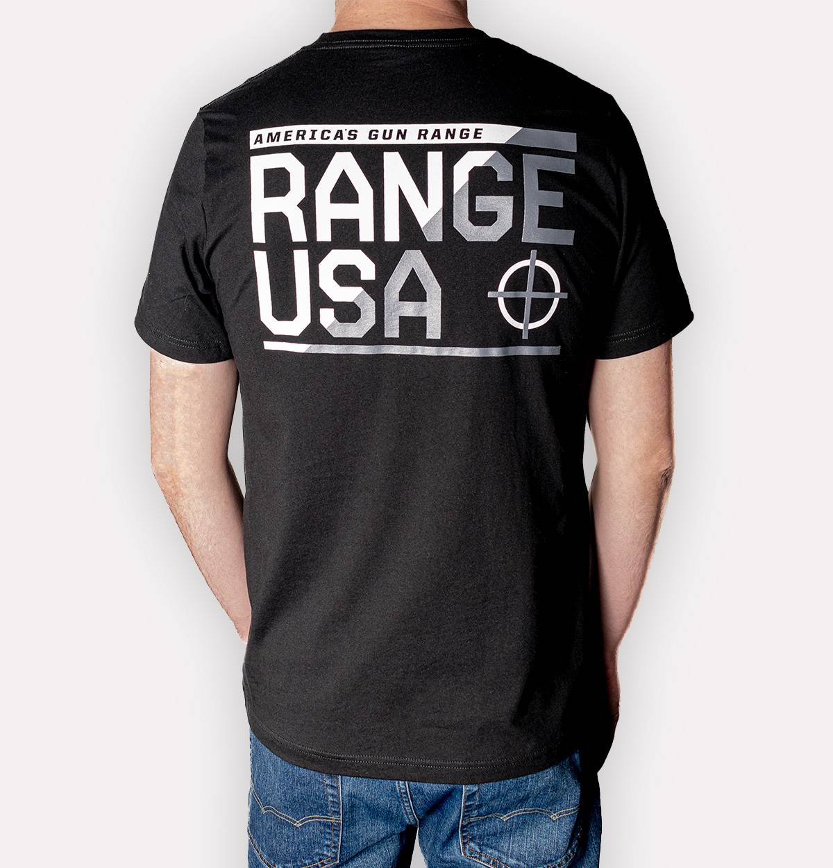 Two-Tone SS Tee - Black-2XL | Range USA