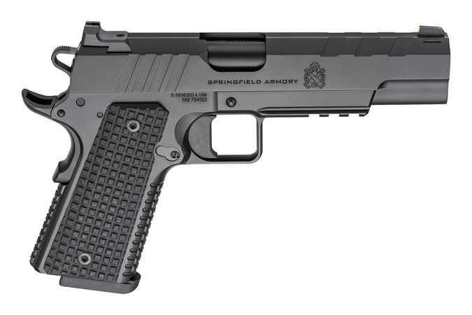 Springfield Emissary 1911 9mm 5in. Barrel 9+1(2) Capacity Fixed Sights ...