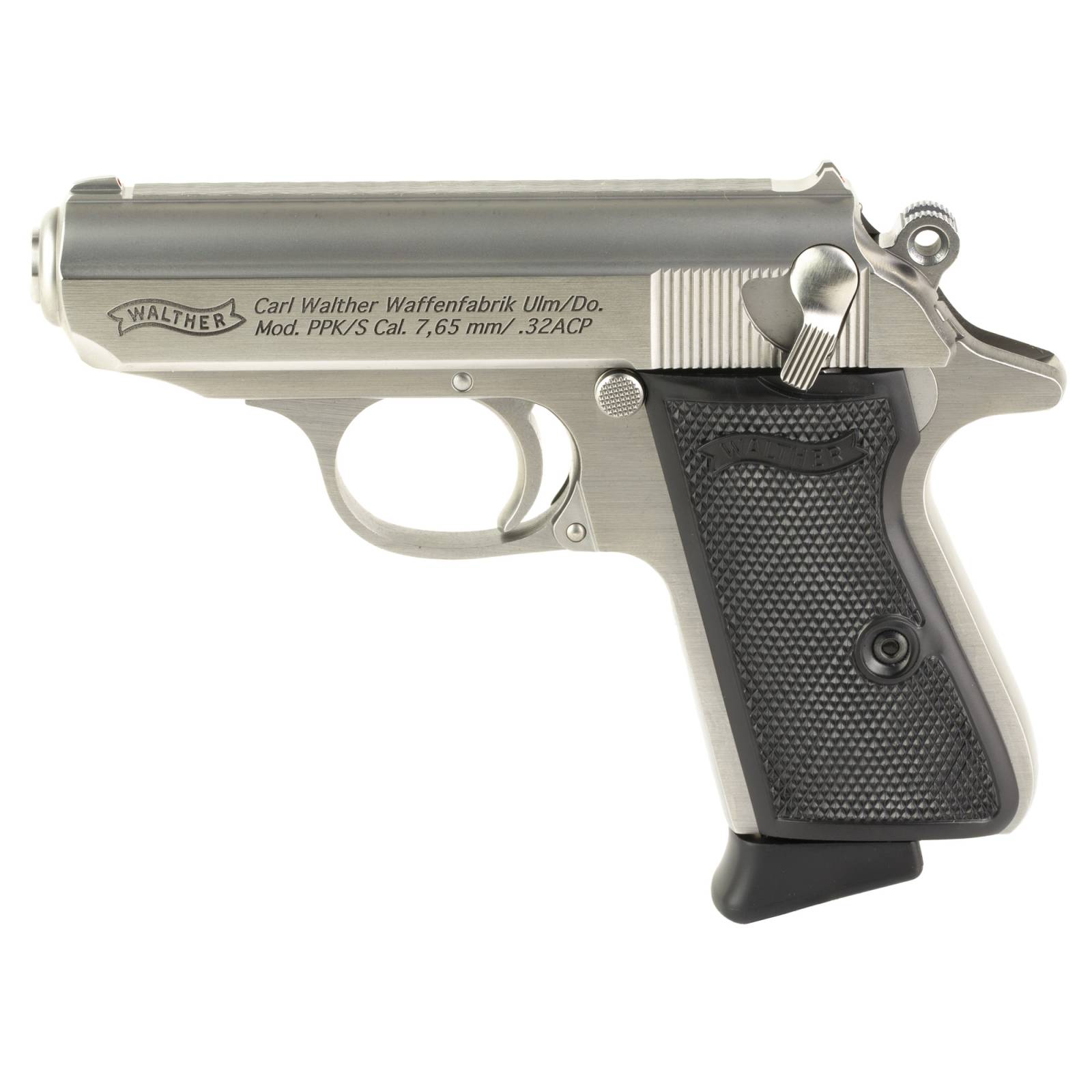 Walther PPK/S 32 ACP 3.3in Barrel 8+1(2) Stainless | Range USA