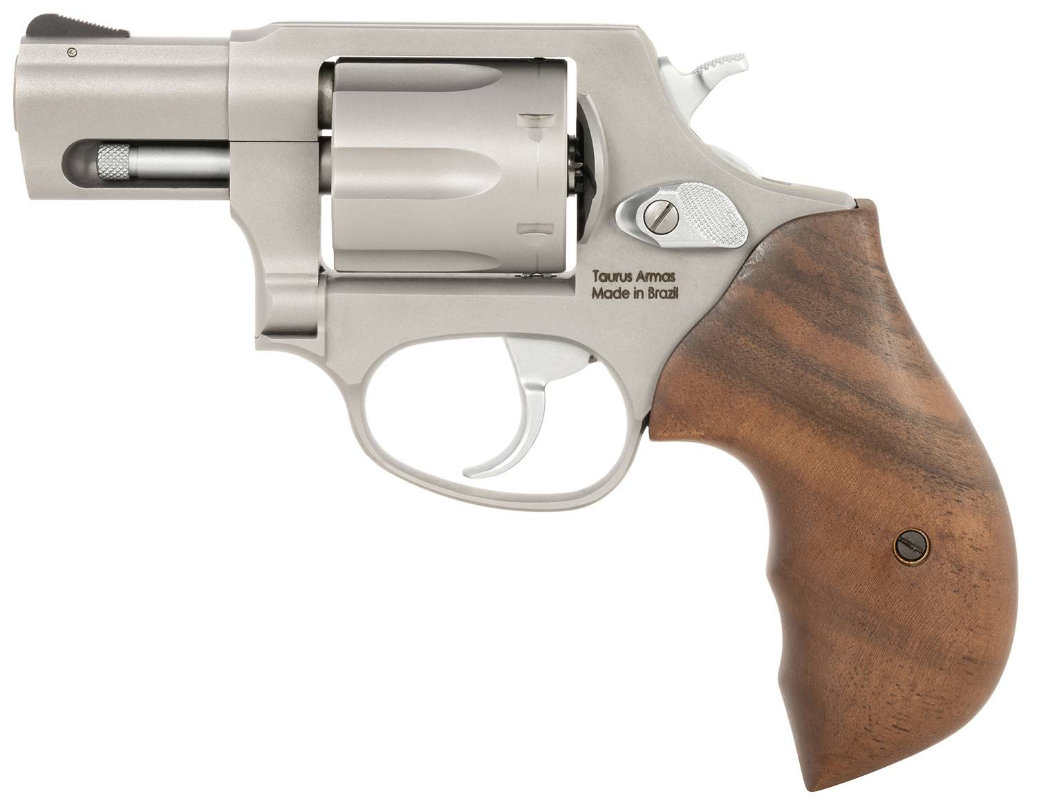 Taurus 327 327 Federal Magnum 2in Barrel 6 Rounds Stainless Walnut ...