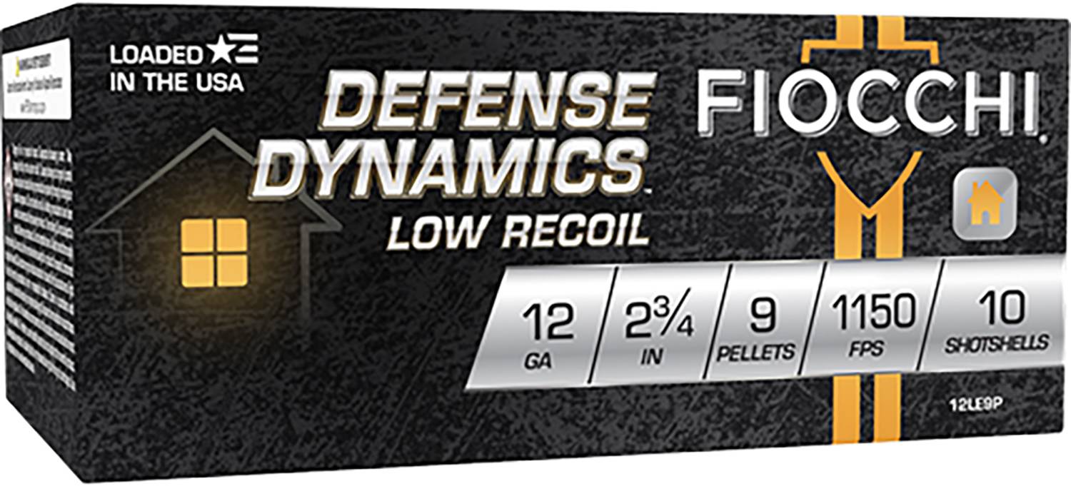 Fiocchi Defense Dynamics 12 Gauge Low Recoil 2 3/4